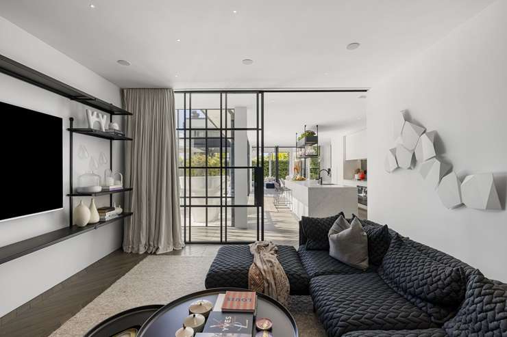 Bayleys agents Julie and Trent Quinton are selling their luxuriously renovated villa at 11 Elgin Street, in Auckland's Grey Lynn. Photo / Supplied