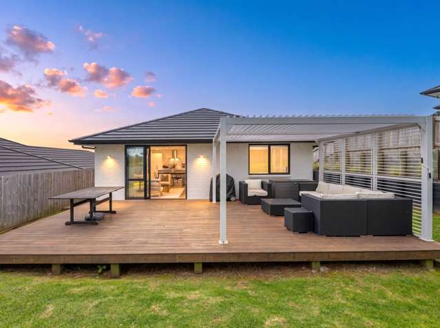 Modern home with rural views
