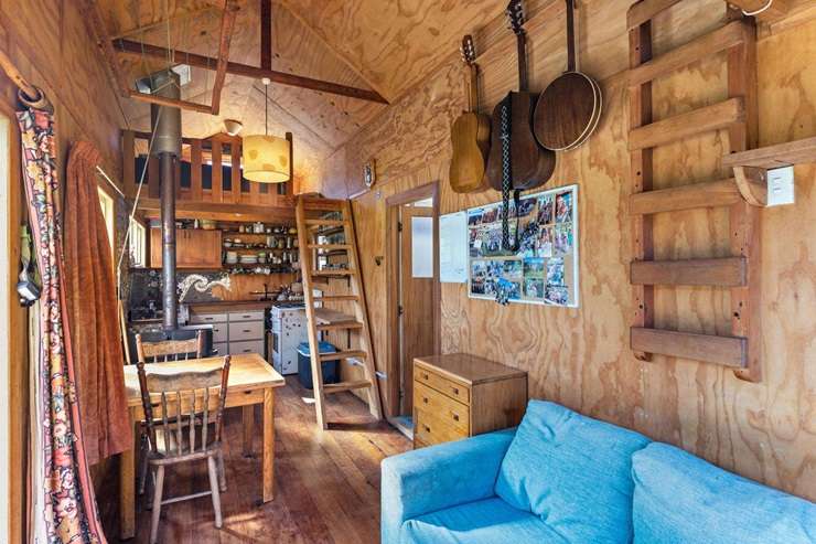 Under the radar and off-grid: 1202 Ōtaki Gorge Road, in Te Horo, is looking for a new owner. Photo / Supplied