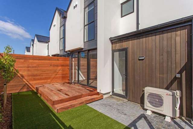 Two bedroom townhouse with a garage