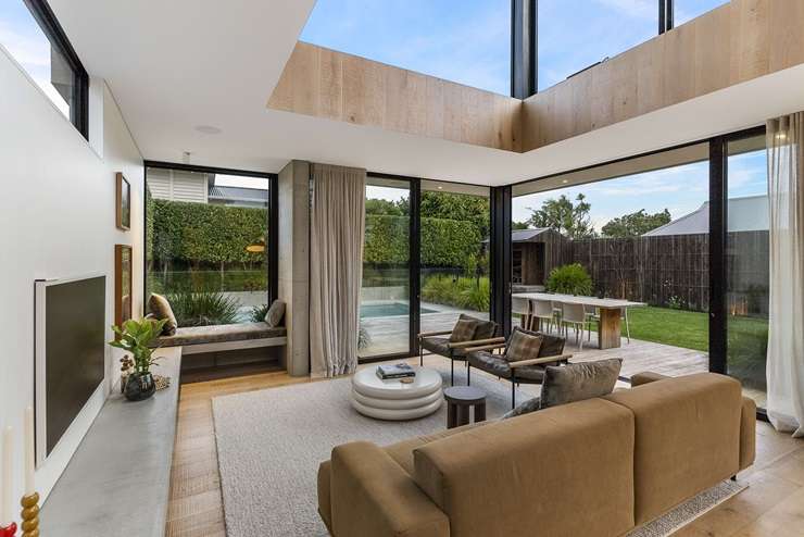 90 Walker Road, Point Chevalier, Auckland, has been transformed from a drab bungalow into a modern architectural wonder. Photo / Supplied