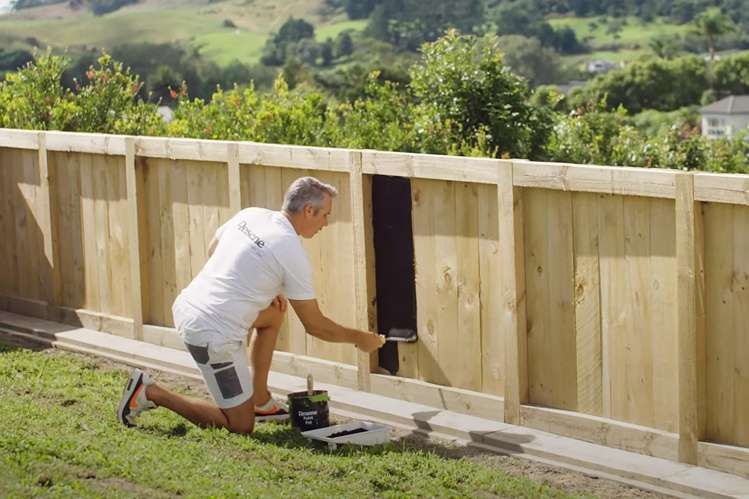 How to prep and paint a timber fence