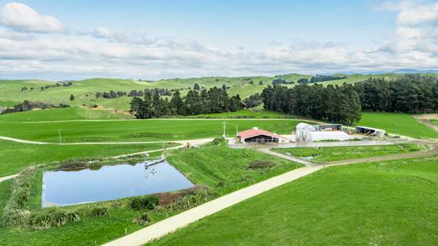 297ha self contained, award winning dairy farm