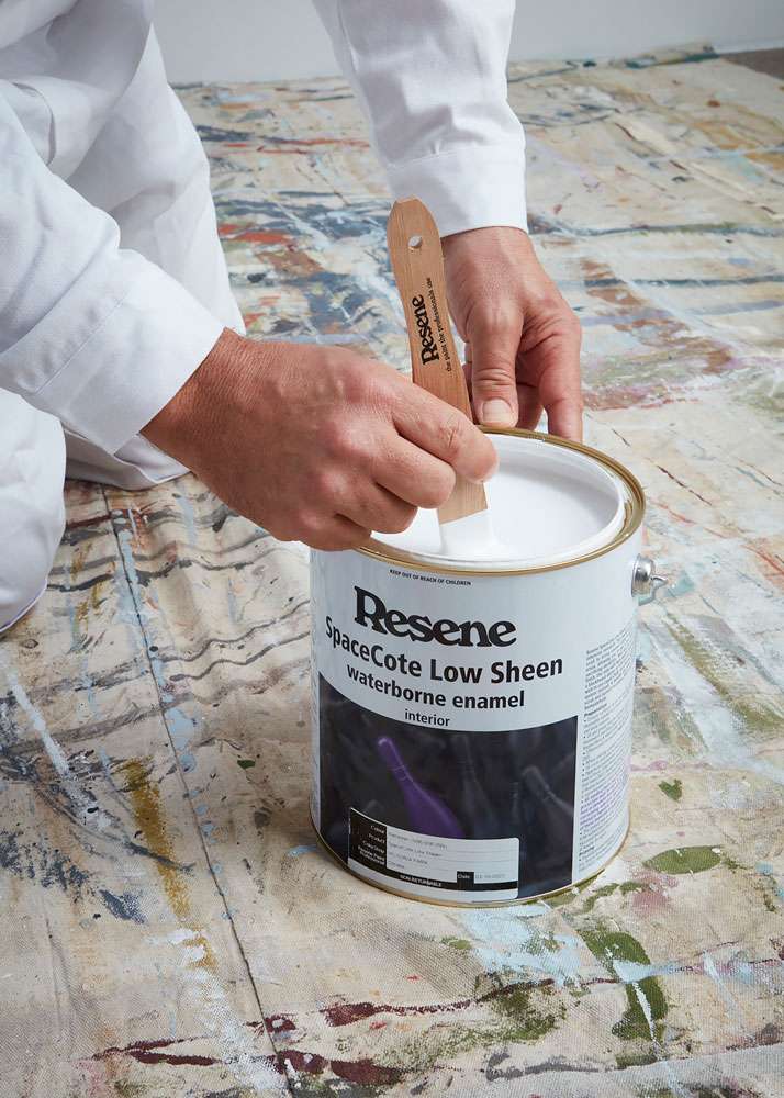 Always protect the areas around your painting project with Resene drop cloths to reduce the risk of getting paint where you don’t want it.