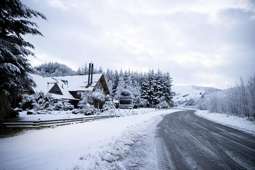 Four log cabins up for grabs in ski town with no shops - ‘we don’t need cafes, this is how we live’