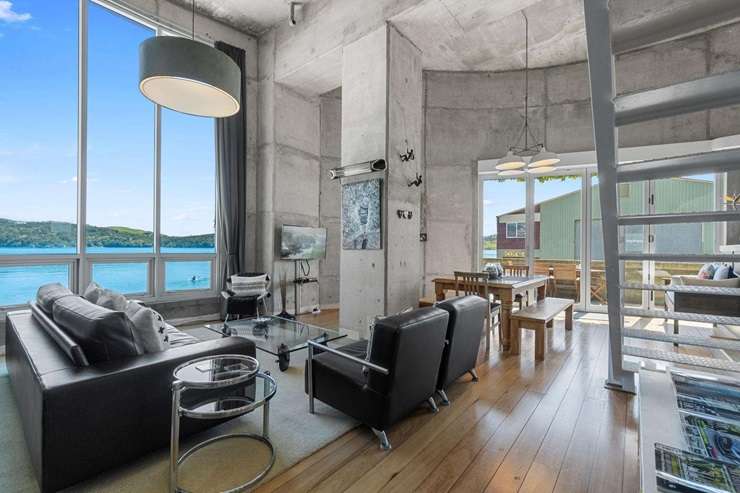 Three apartments in the large Silo on Raglan Wharf are for sale. Photo / Supplied
