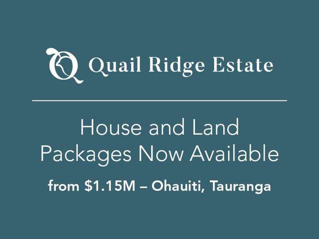 Quail Ridge Estate-House & Land Packages Available
