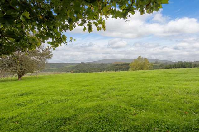 North-facing section with country views