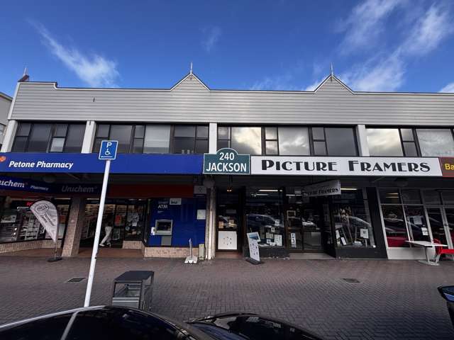 First floor office on popular Jackson Street