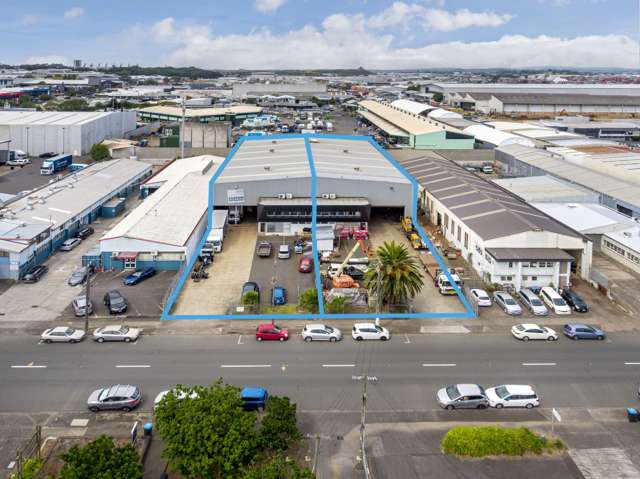 Modern warehouses in Onehunga