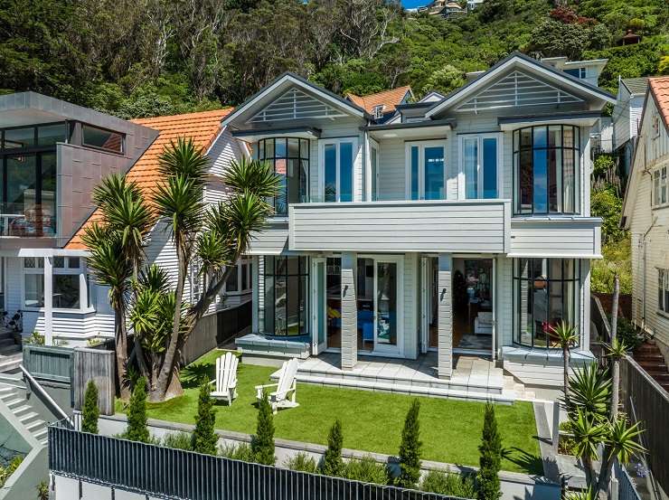 This luxury home on Paritai Drive, in Auckland's Orakei, sold off market for $20m this year. Photo / Supplied