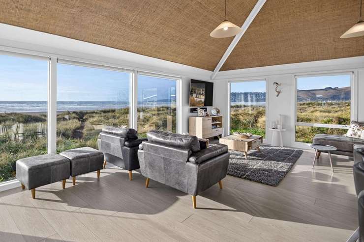 A four-bedroom home with direct beach access on Rocking Horse Road, in Southshore, fetched <img.6 million - $500,000 above RV. Photo / Supplied