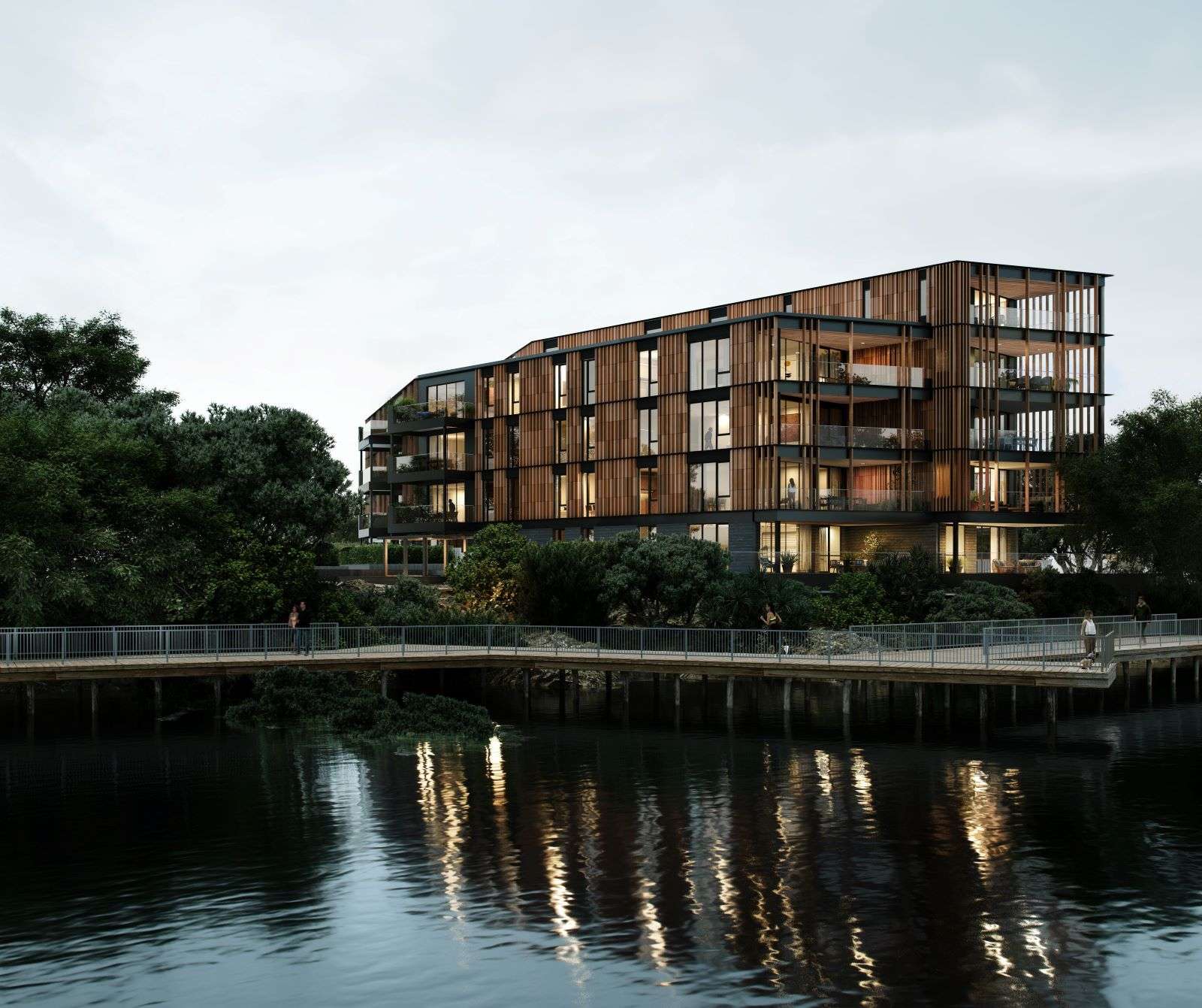 Jimmy’s Point residences at 12 Marlborough Crescent, Hobsonville Point
