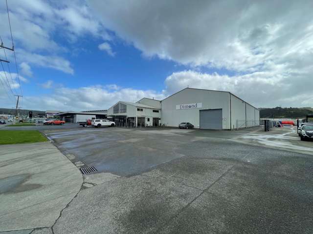 Large-scale industrial facility with yard