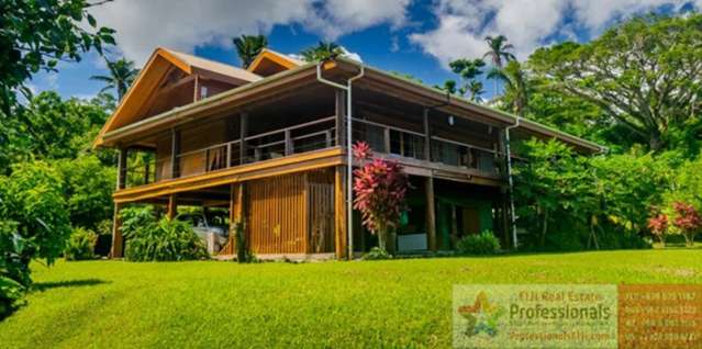 Ocean View Oasis - Private and Peaceful 2 Bed/2 Bath Furnished Home in FIJI with Lush Tropical Gardens