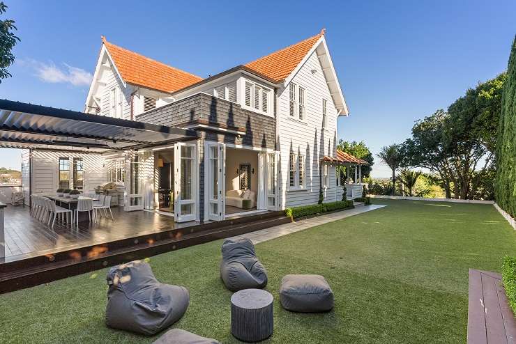 The six-bedroom home at 27 Liverpool Street, in Epsom, Auckland, was built for the American Consul 100 years ago. Photo / Supplied