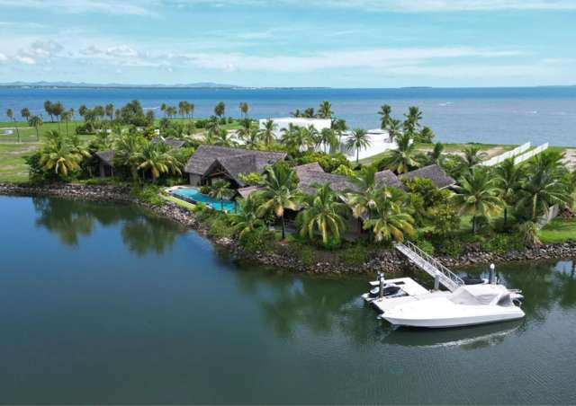 TROPHY WATERFRONT ESTATE on FIJI's ultra private and exclusive Naisoso Island