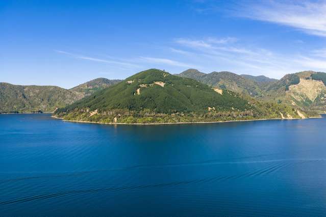 Hunter/fisher’s waterfront peninsula