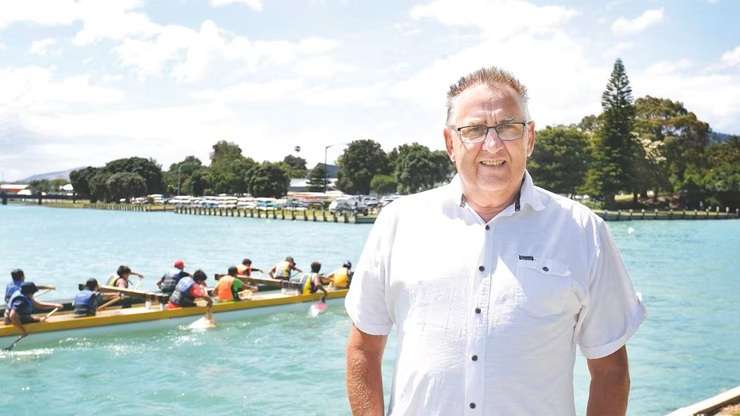 Terry and Kathy Sheldrake are selling their unique home in Whanarua Bay, in Ōpōtiki, to move closer to medical facilities. Photo / Supplied