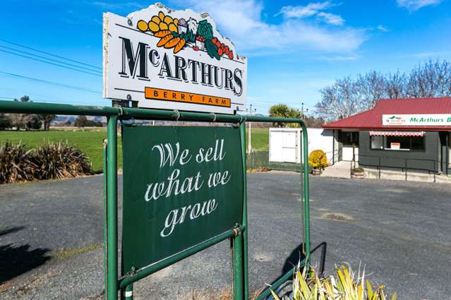 Taieri’s popular McArthurs Berry Farm for sale