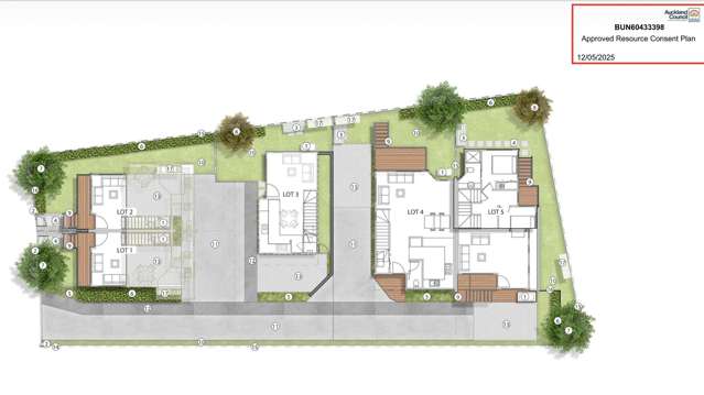 738m2 5 Lots RC & EPA Approved! Priced To Sell!