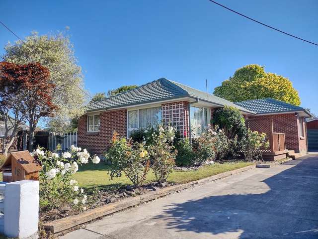 Three bedroom house plus a nice big sleep-out room