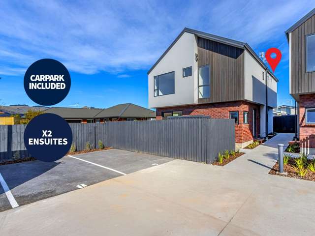 Stylish Rear Townhouse with Double Ensuites & Off-Street Parking