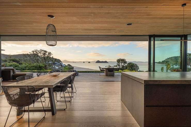 A five-bedroom home on Margaret Place, in Hahei, was snapped up just before Christmas for $6.99m. Photo / Supplied