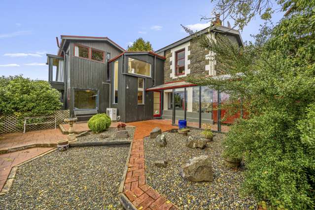 Panoramic views from an elevated, castle-like setting.