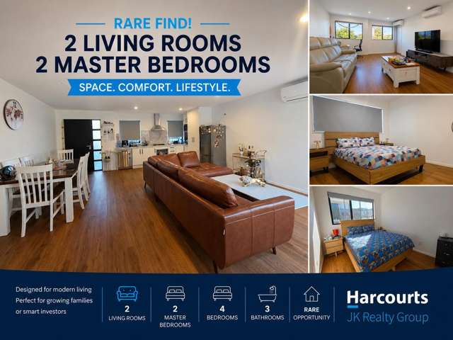 Family Home with Dual Master Suites & Two Living Areas in the Heart of Pakuranga Heights