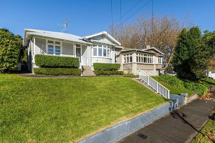 Buyers snapped up a tidy house with potential on Warnock Street, in Westmere, just days after it went on the market, for $2.36m. Photo / Supplied