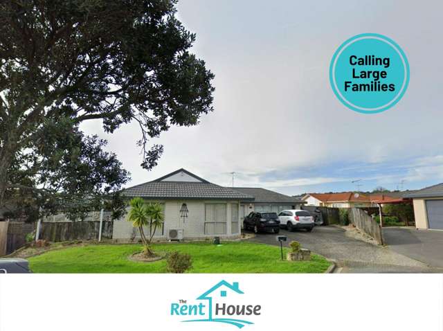 Spacious 5-Bedroom Family Home with Ample Parking