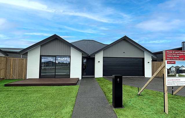 5 Fisher Road, Abergeldie Estate, Cambridge, NZ | House and Land | Move in ready!