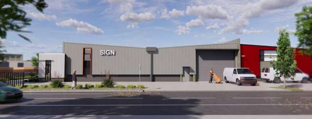 As new, dual access Industrial with corner profile