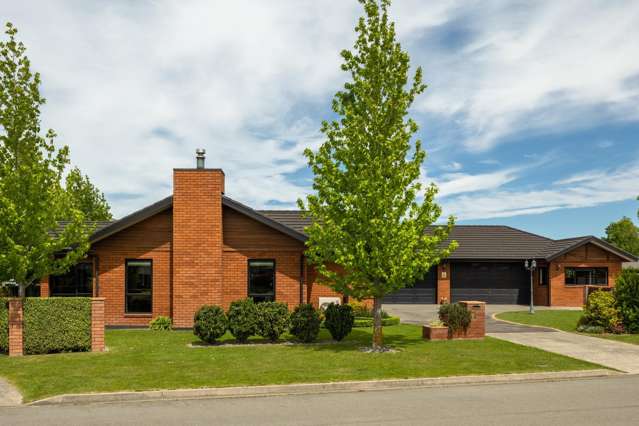 Family-sized with four car garaging