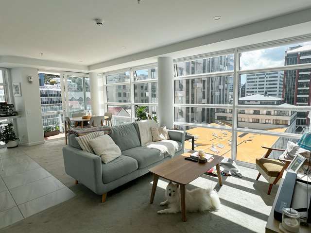 Sunny, central one-bedroom apartment with storage