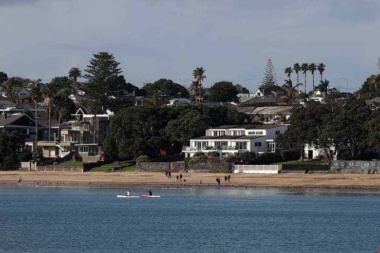 21 The Strand, in Takapuna, Auckland, is one of several beachfront homes to hit the market in recent months. Photo / Supplied