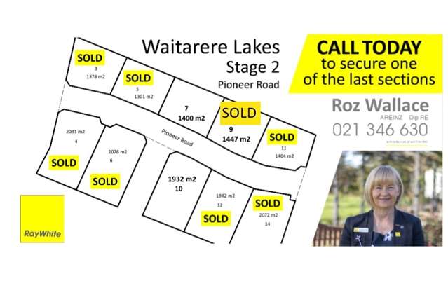 WAITARERE PIONEER RD - STAGE 2 - $290k & $305k