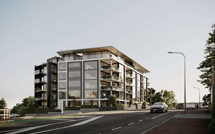 The sub-penthouse on the 40th floor of 51 Albert, in Auckland CBD, was snapped up at the end of last year. Photo / Supplied