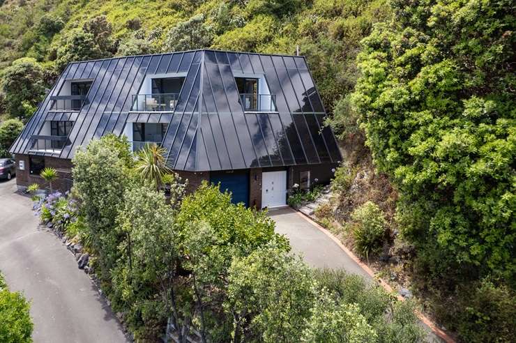 The one-bedroom lighthouse for sale at 326 The Esplanade, Island Bay, Wellington. Photo / Supplied