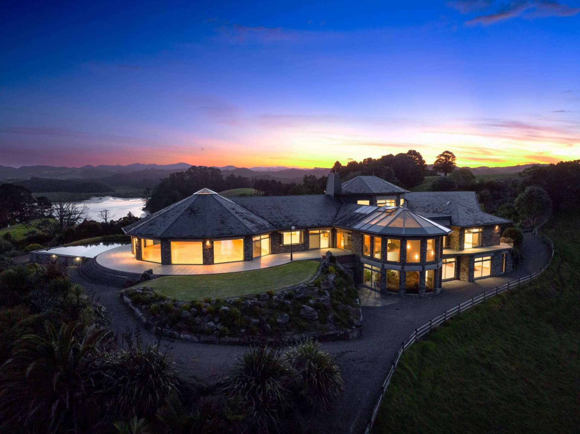 Northland ‘island’ with multiple houses including a mansion for sale