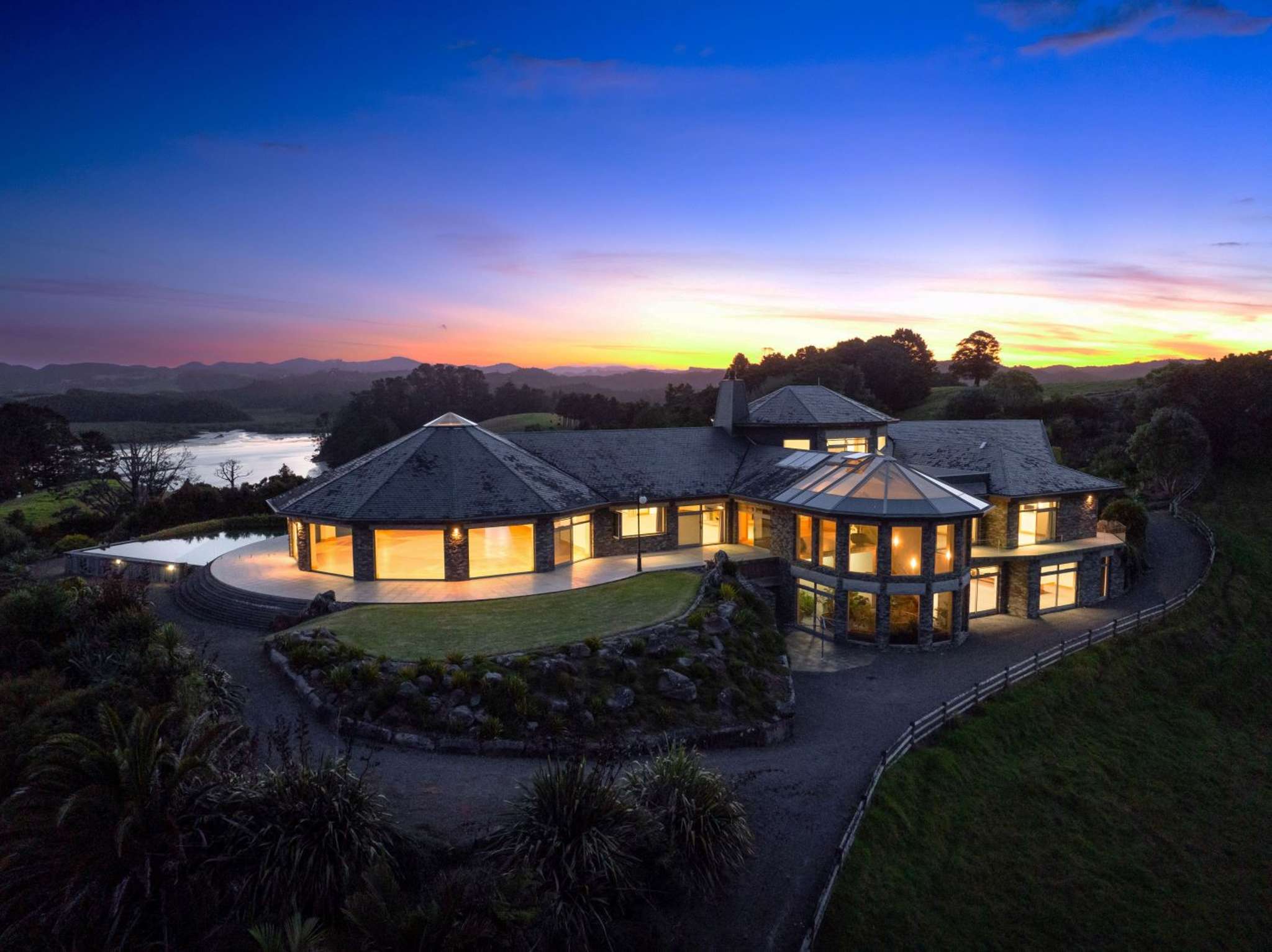 Northland ‘island’ with multiple houses including a mansion for sale