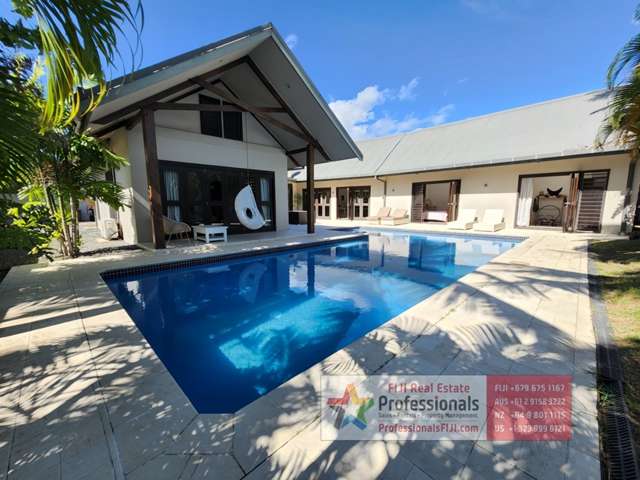 Rare and in huge demand, luxury Denarau Island home FOR RENT!