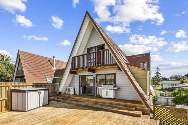 Beachside bliss with a sunny deck awaits