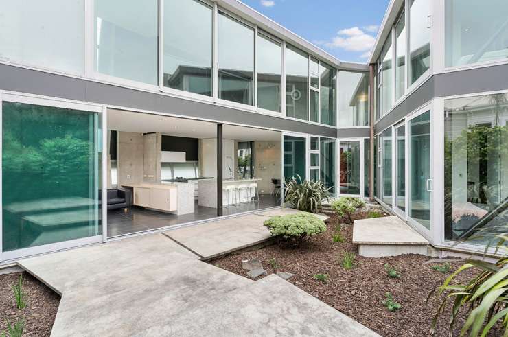 A four-bedroom, three-storey villa for sale at 37 Upper Watt Street, in Wadestown, Wellington. The property, on the market for the first time in 20 years, has a 2021 RV of $3.7m. Photo / Supplied