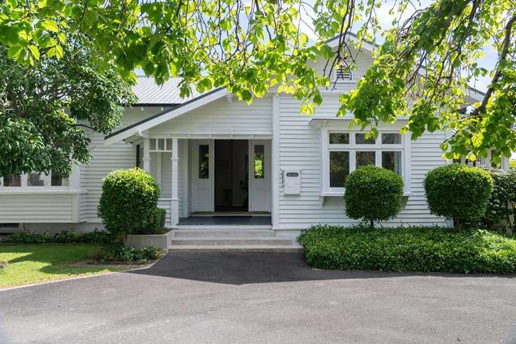 A four-bedroom, two-bathroom bungalow on Brookfield Street, in Hamilton East, sold for <img.91m at a heated auction. Photo / Supplied