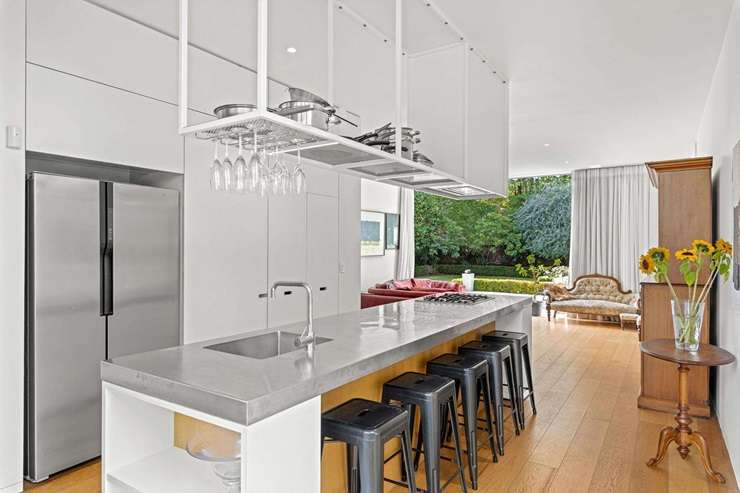 The Gabled White House, at 101 Fendalton Road, Fendalton, Christchurch, is on the market for sale for the first time since it was built. Photo / Supplied