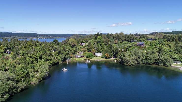 The 100-year-old homestead was built by a judge, who bought the 7.2-hectare section from the local iwi and later sold it in 1936. Photo / Supplied