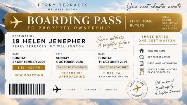 YOUR BOARDING PASS TO PROPERTY OWNERSHIP