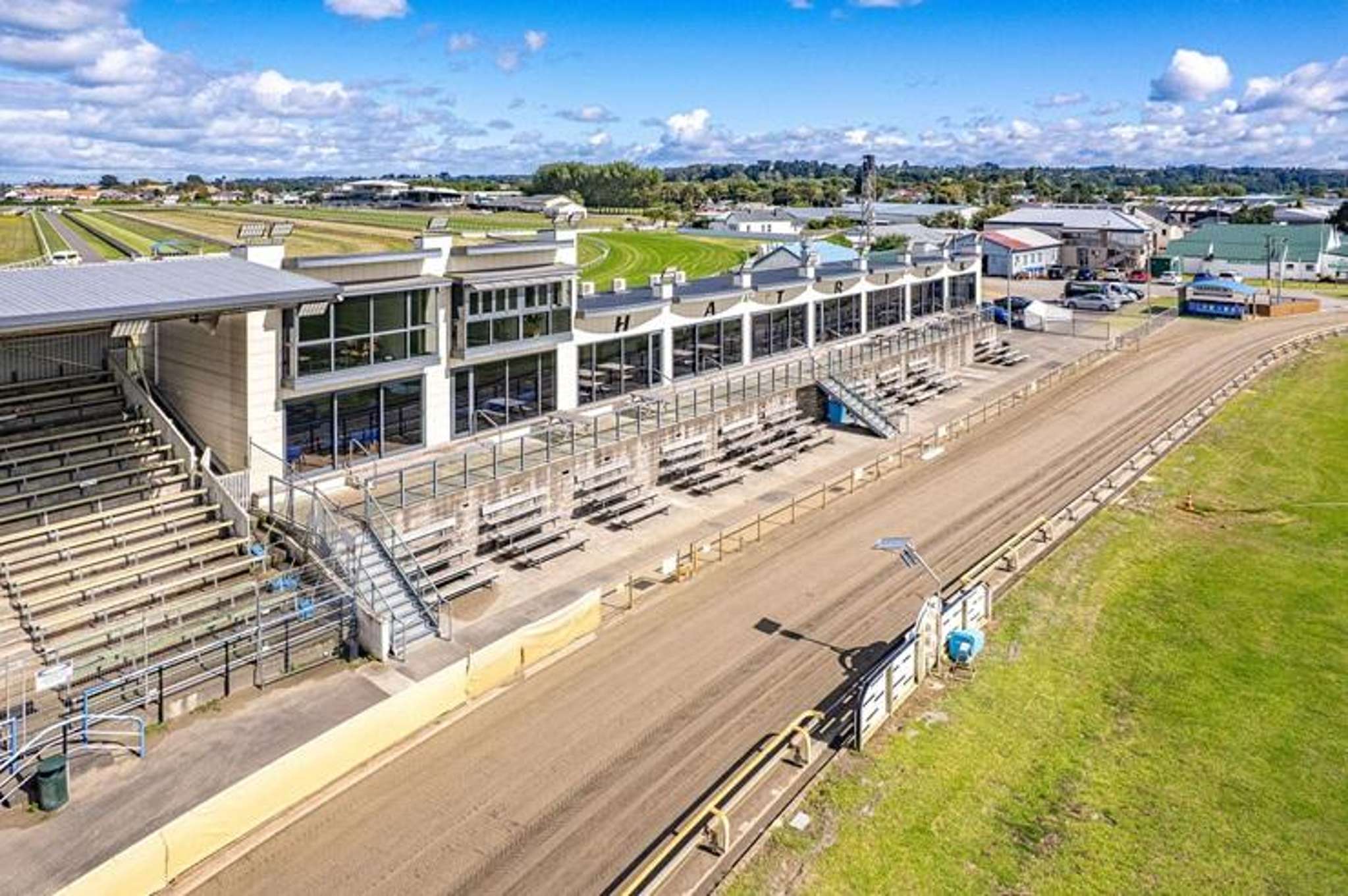 Landmark NZ sporting venue for sale - ever wanted to own a grandstand?